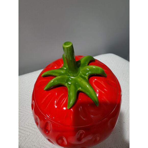 Vintage Strawberry Cookie Jar - Picture 5 of 7